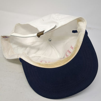 5 Panel White Idaho Certified Seed Anheuser Busch Eagle Rope Hat USA Vintage