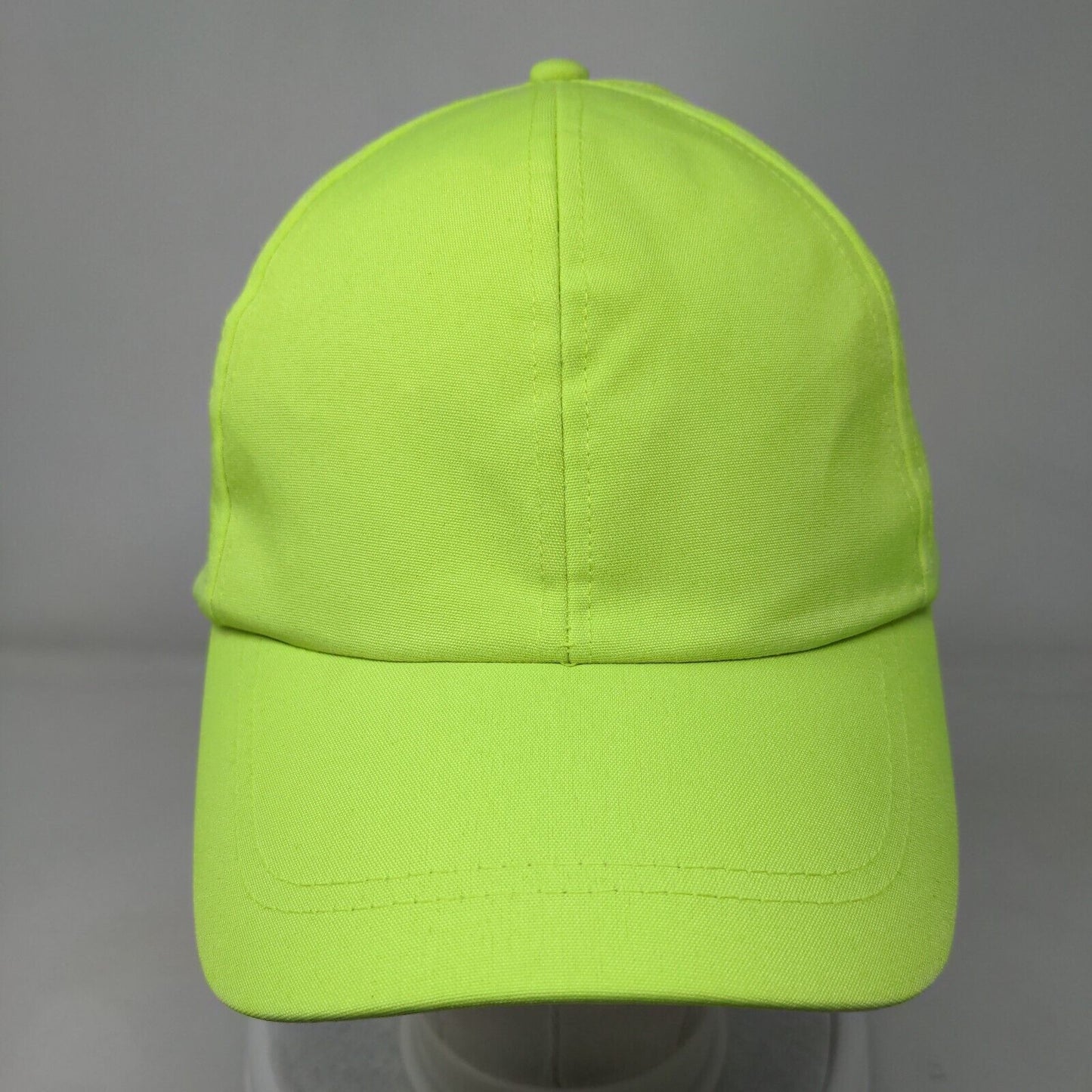 Unbranded Strapback Hat Green One Size Adjustable Lightweight 6 Panel Blank