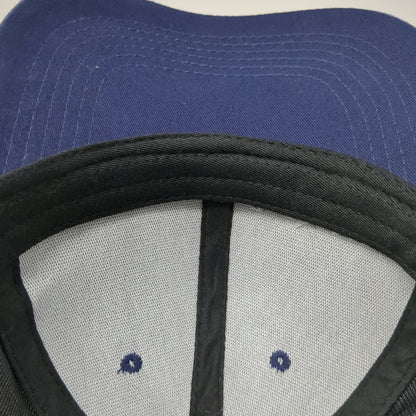 MB Mad Barn Logo Embroidered Blue Baseball Cap One Size Adjustable Slideback Hat
