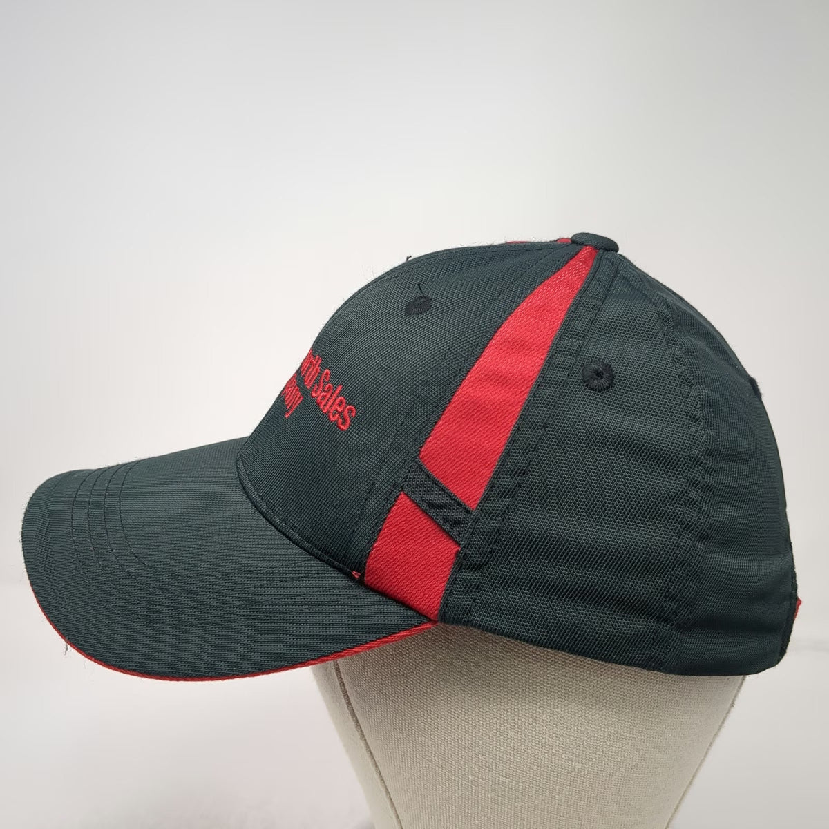 Sport-Tek Kenworth Sales Company Black Red Hat One Size Baseball Cap Strapback