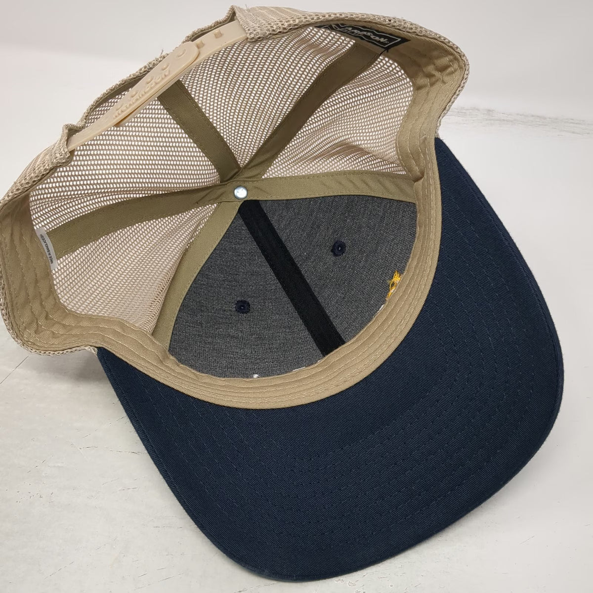 Richardson Trucker Hat Blue One Size Ireland Bank Mesh Snapback 112 Embroidered