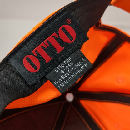 OTTO Federal Ammunition Baseball Cap Orange One Size Performance Wicking UPF Hat
