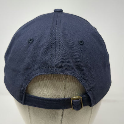 Quake City Caps Siemens Baseball Cap Blue One Size USA Flag Patch Slideback Hat
