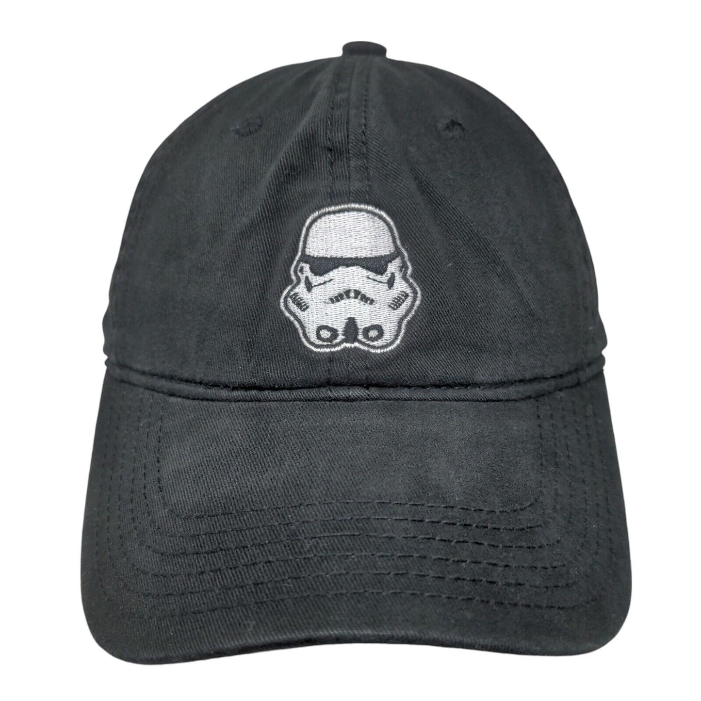 Star Wars Stormtrooper Slideback Hat Black One Size Embroidered 6 Panel