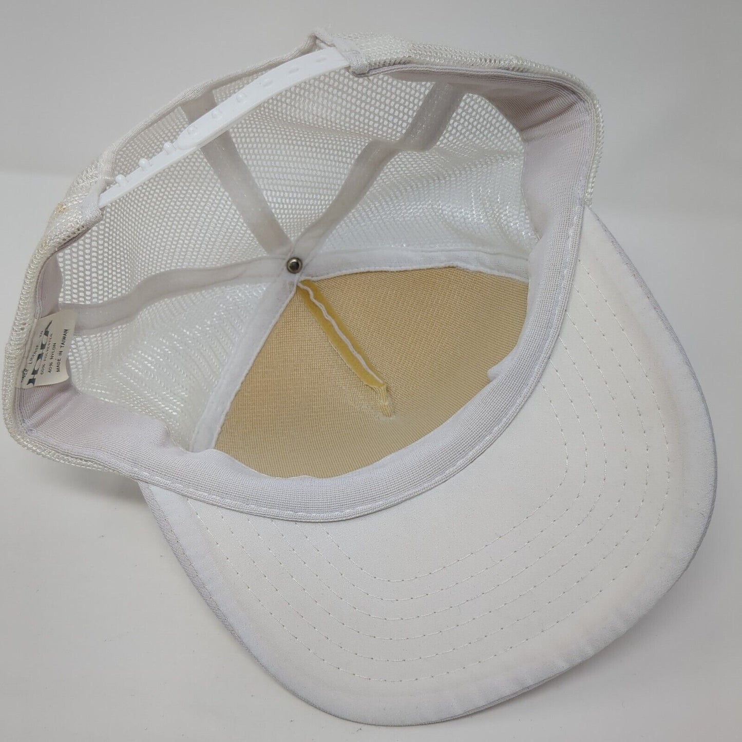 Kim's Korner Snapback Mesh Back Trucker Hat White One Size Adjustable