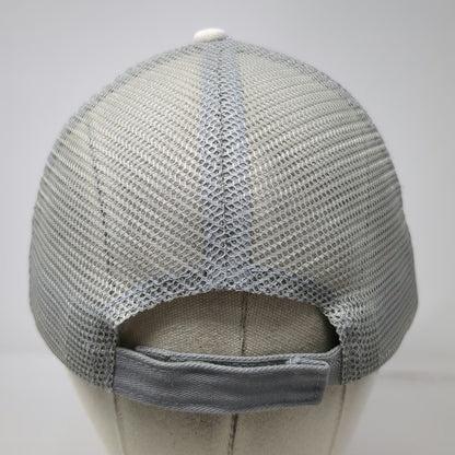 Head to Toe 5 Panel White One Size Trucker Hat TRD Racing Logo Mesh Back Patch