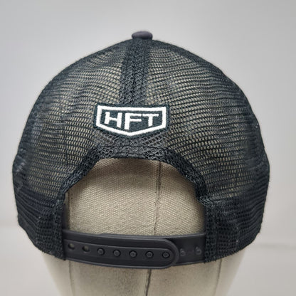 Harbor Freight Trucker Hat Gray One Size Mesh Snapback Patch Logo HFT Est 1977