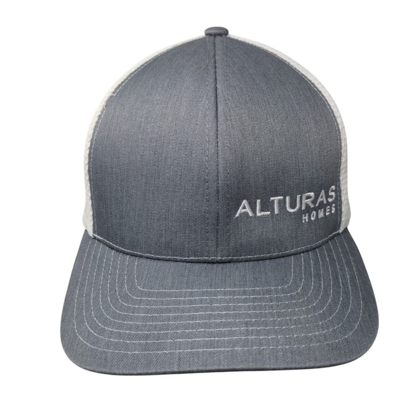 Alturas Homes Snapback Trucker Hat Gray One Size Mesh Back Pacific Headwear