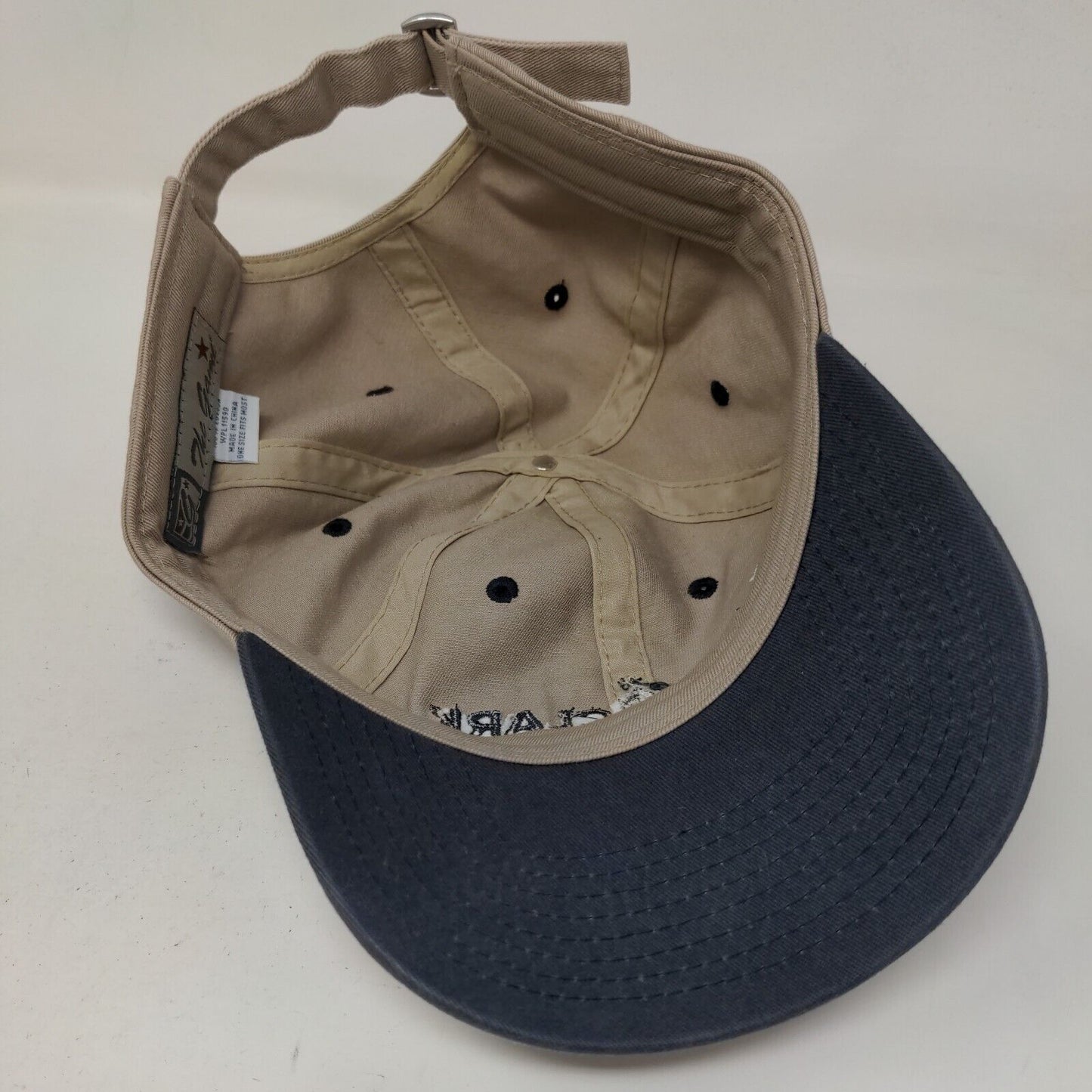 The Game Men's Slideback Hat Tan OSFM Embroidered Lewis Clark State College Logo