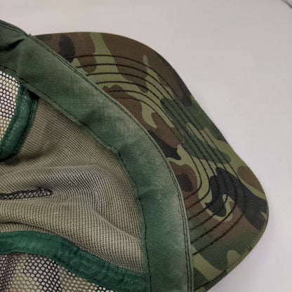 Unbranded Snapback Mesh Back Trucker Hat Camouflage One Size Blank