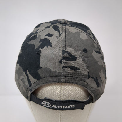 NAPA Auto Parts Strapback Hat Camouflage One Size Adjustable Embroidered 6 Panel