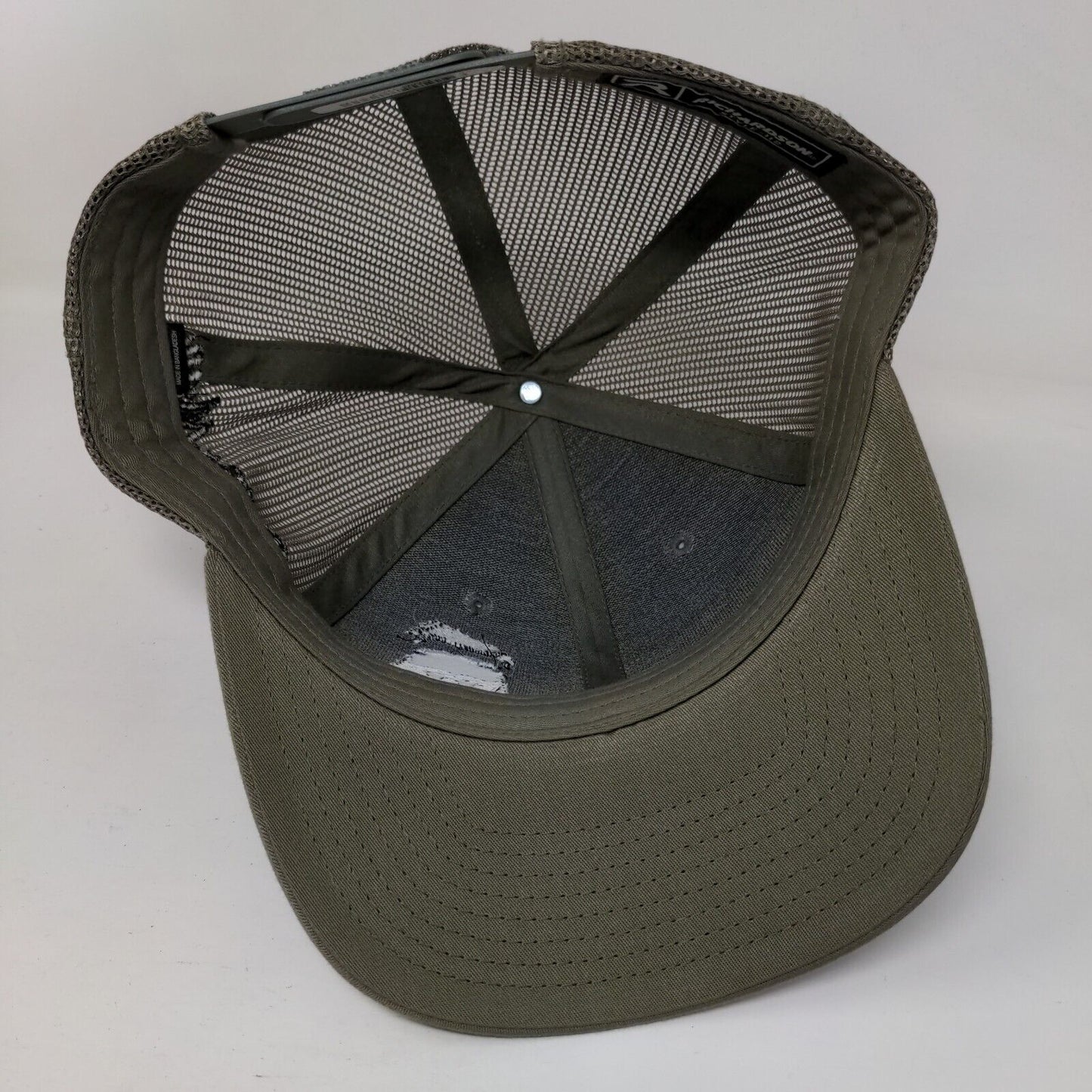 Better Man Beard Snapback Trucker Hat Green OS Adjustable Mesh Back Richardson