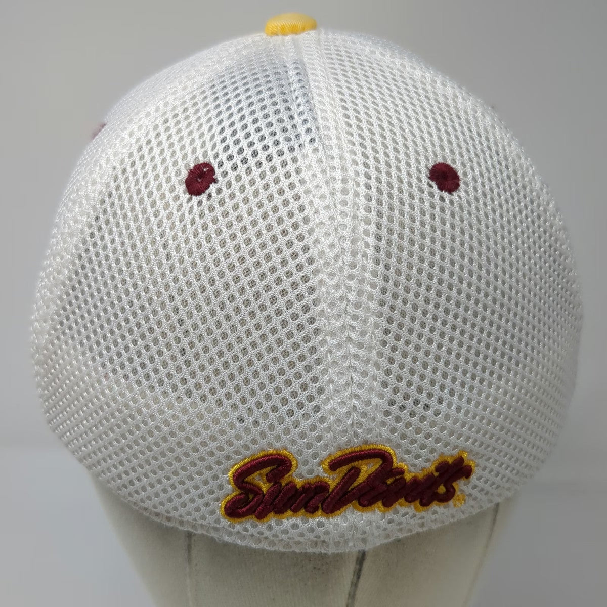 All-Star Apparel Arizona State Sun Devils NCAA Yellow Hat M Cap Sparky Mesh