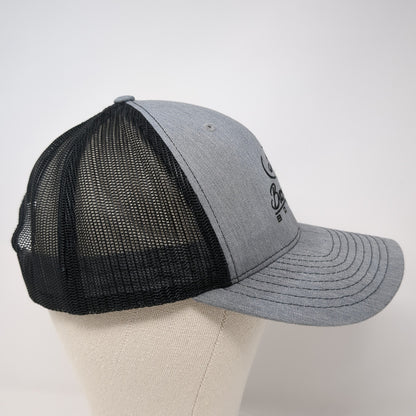 Barletta Sports Snapback Trucker Hat Gray One Size Mesh Back Richardson