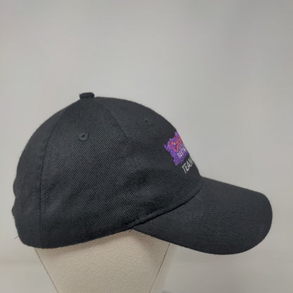 Celebration Restaurant Group Team Trainer Strapback Hat Black OS Embroidered