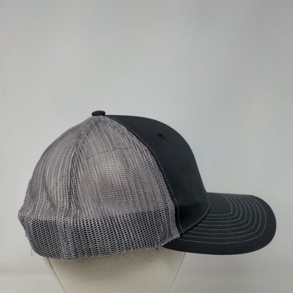 Hawktech Snapback Mesh Back Trucker Hat Black One Size Richardson