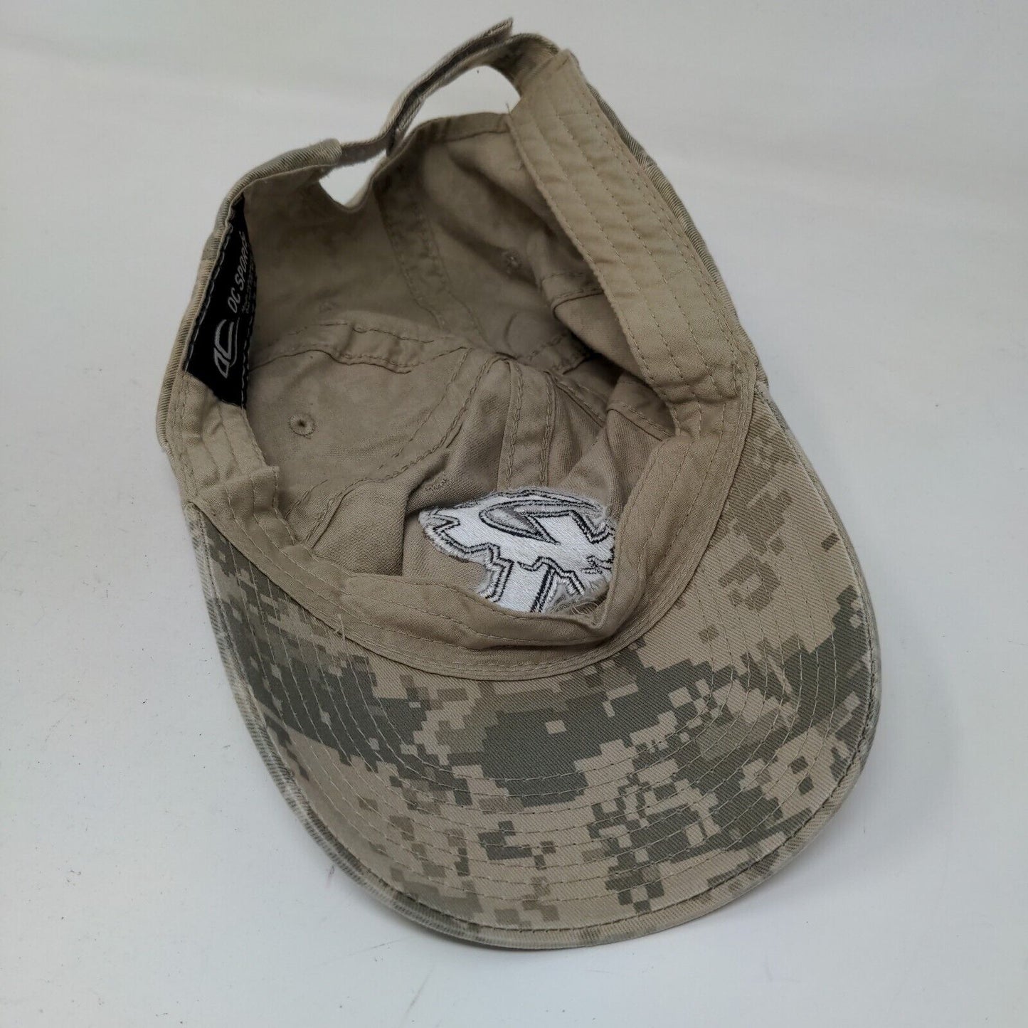 OC Sports Men's Strapback Digital Camo Hat OSFM Embroidered R Gear Logo