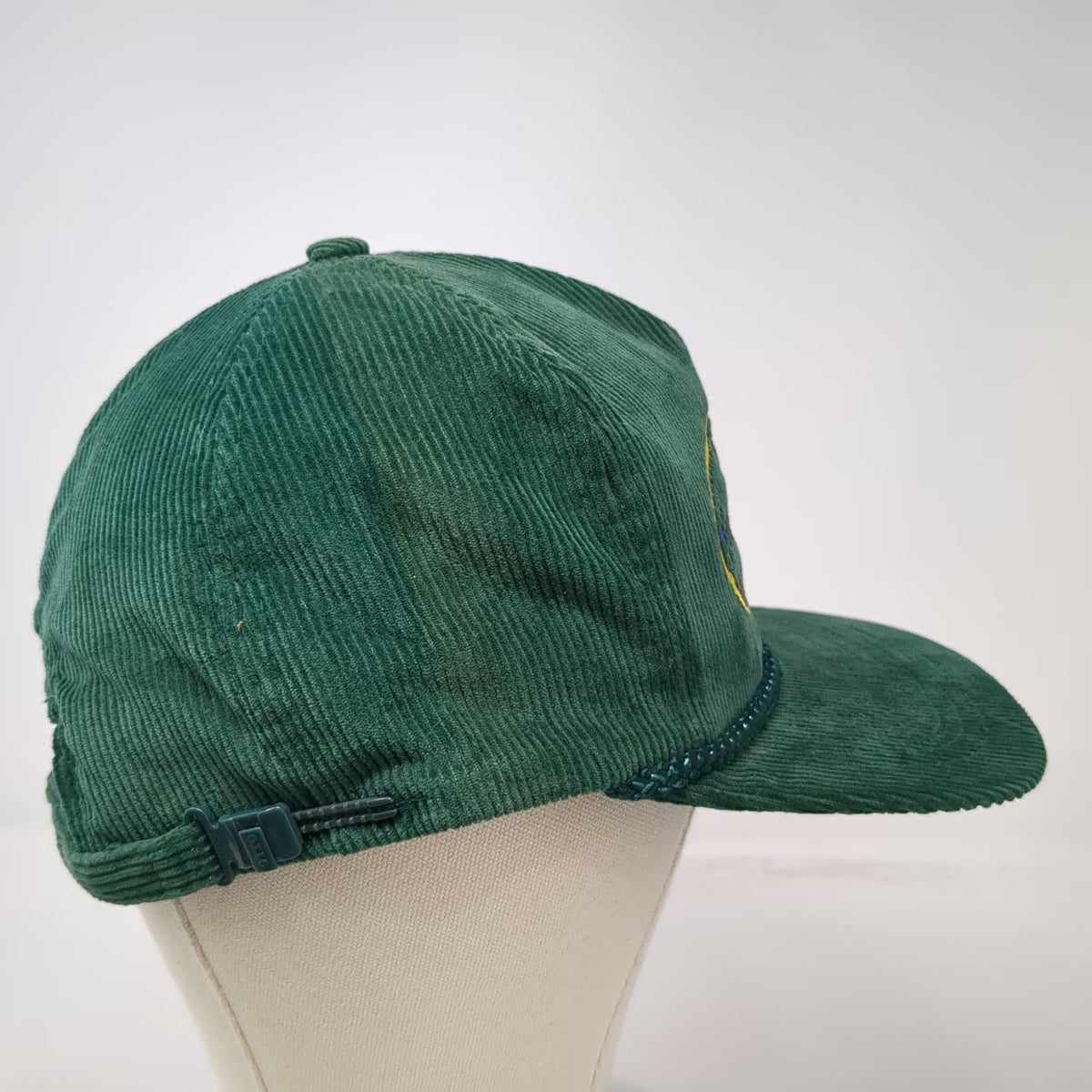 OTTO Trucker Green Hat One Size Corduroy Monsanto Idaho OSHA Star Rope Strapback