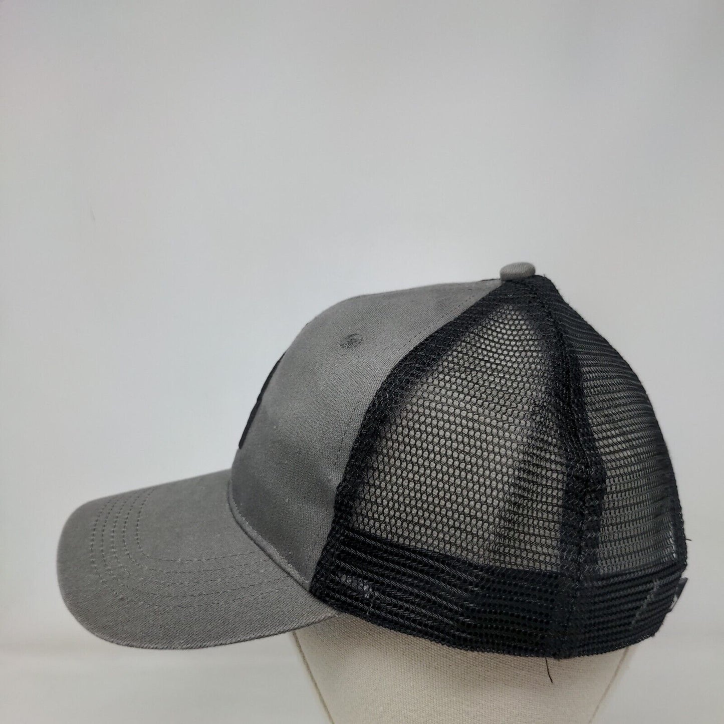 Mission43.Org Snapback Trucker Hat Gray One Size Adjustable Mesh Back 6 Panel