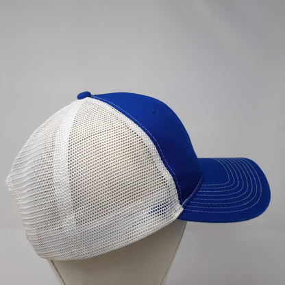 Sweet Caps Snapback Mesh Back Trucker Hat Blue One Size Colorblock Blank