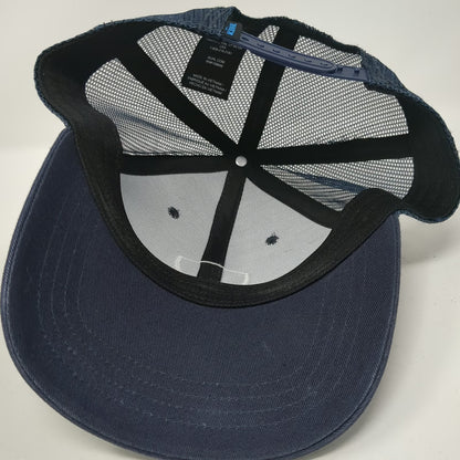 KÜHL Trucker Hat Blue One Size Mesh Back Mountain Patch Adjustable Snapback