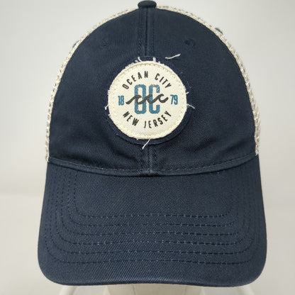Legacy Trucker Hat Blue One Size Snapback Ocean City New Jersey Mesh Patch