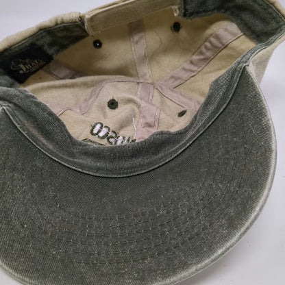 J Hats San Francisco Zoo Baseball Cap Beige Green One Size Strapback Cotton Hat