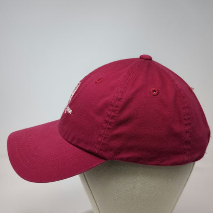 Imperial Baseball Cap Red One Size Ritz-Carlton Kapalua Golf Lion Strapback Hat