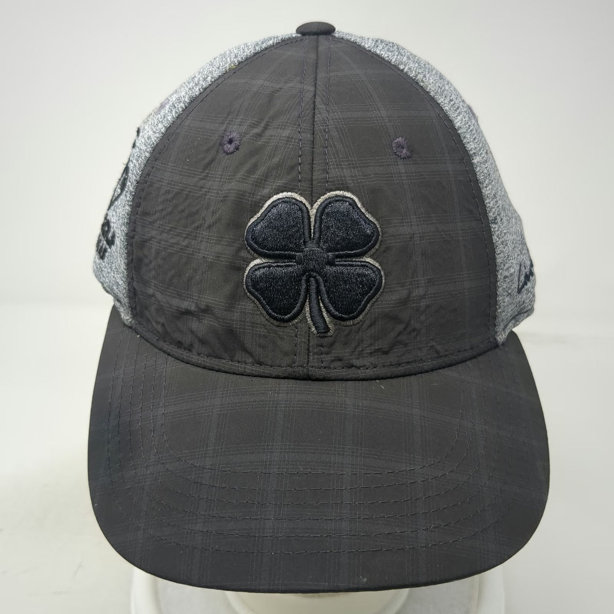 Black Clover Baseball Cap Gray XL Topgolf Las Vegas Live Lucky Memory Fit Hat