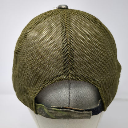 Remington Baseball Cap Green One Size Mesh Back Strapback Camo Hunting hat