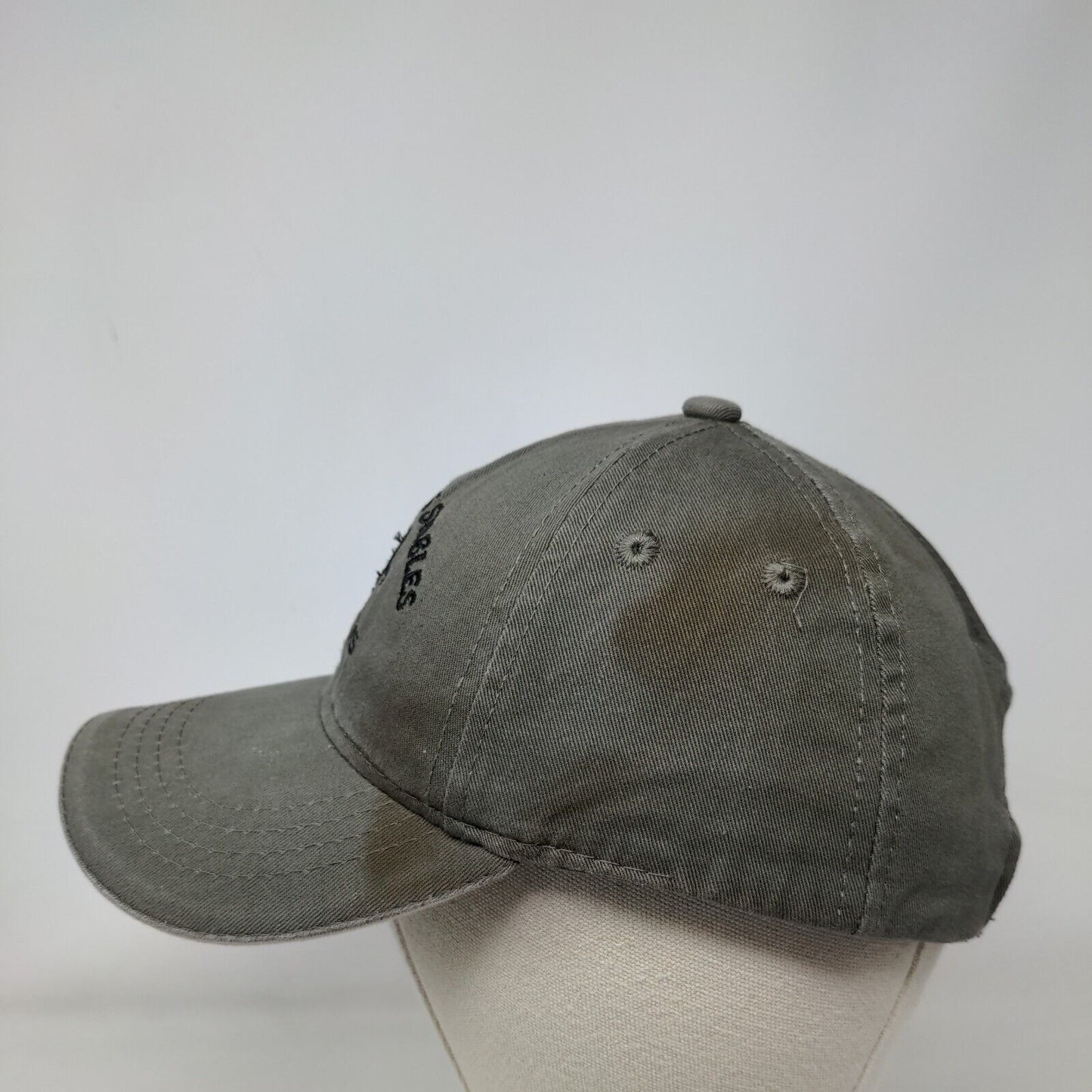 Percy Lewis Stables Horse Strapback Hat Brown OSFM Embroidered 6 Panel