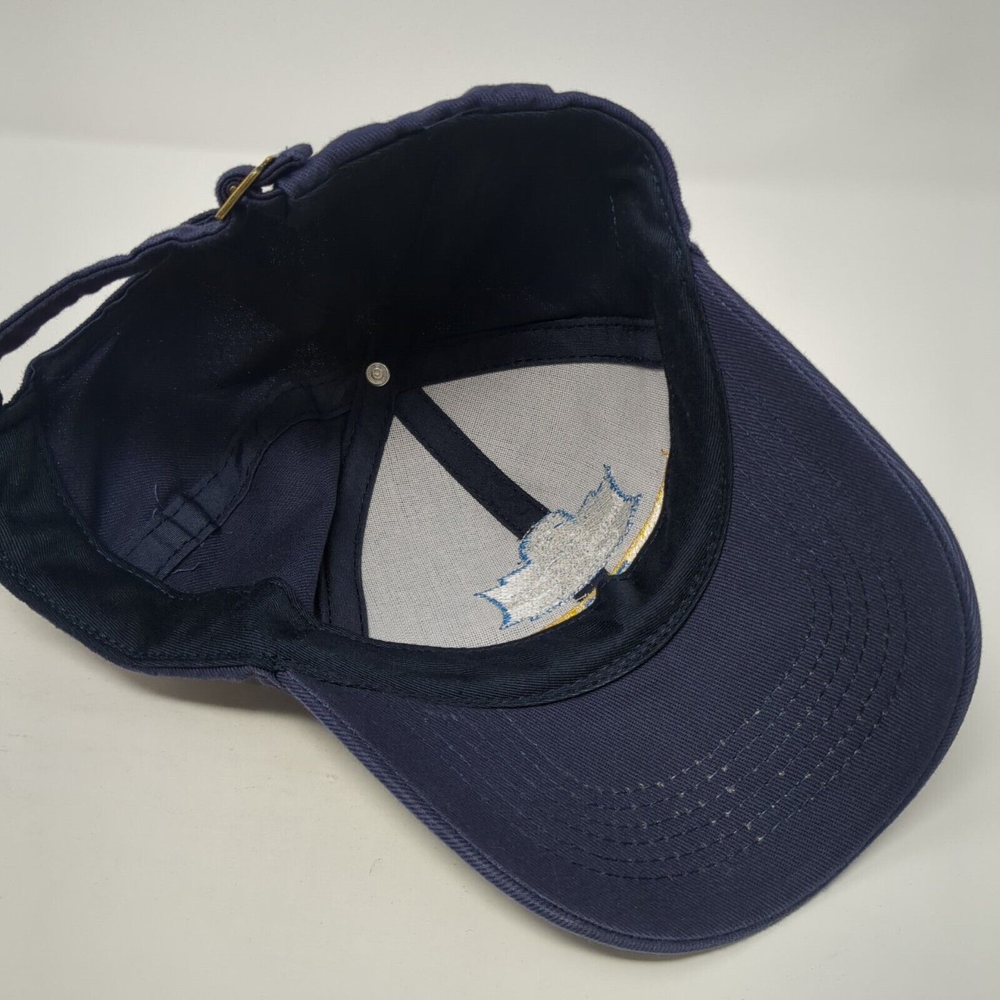 Puerto De Cartagena Slideback Baseball Cap Blue One Size Adjustable Embroidered