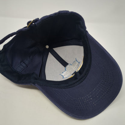 Puerto De Cartagena Slideback Baseball Cap Blue One Size Adjustable Embroidered
