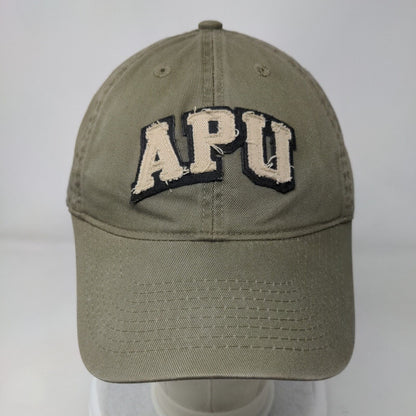 APU Slideback Hat Brown One Size Adjustable Embroidered Vented Holes Legacy