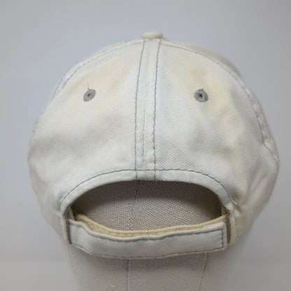 Greg Norman Strapback Baseball Cap Beige One Size Adjustable Embroidered