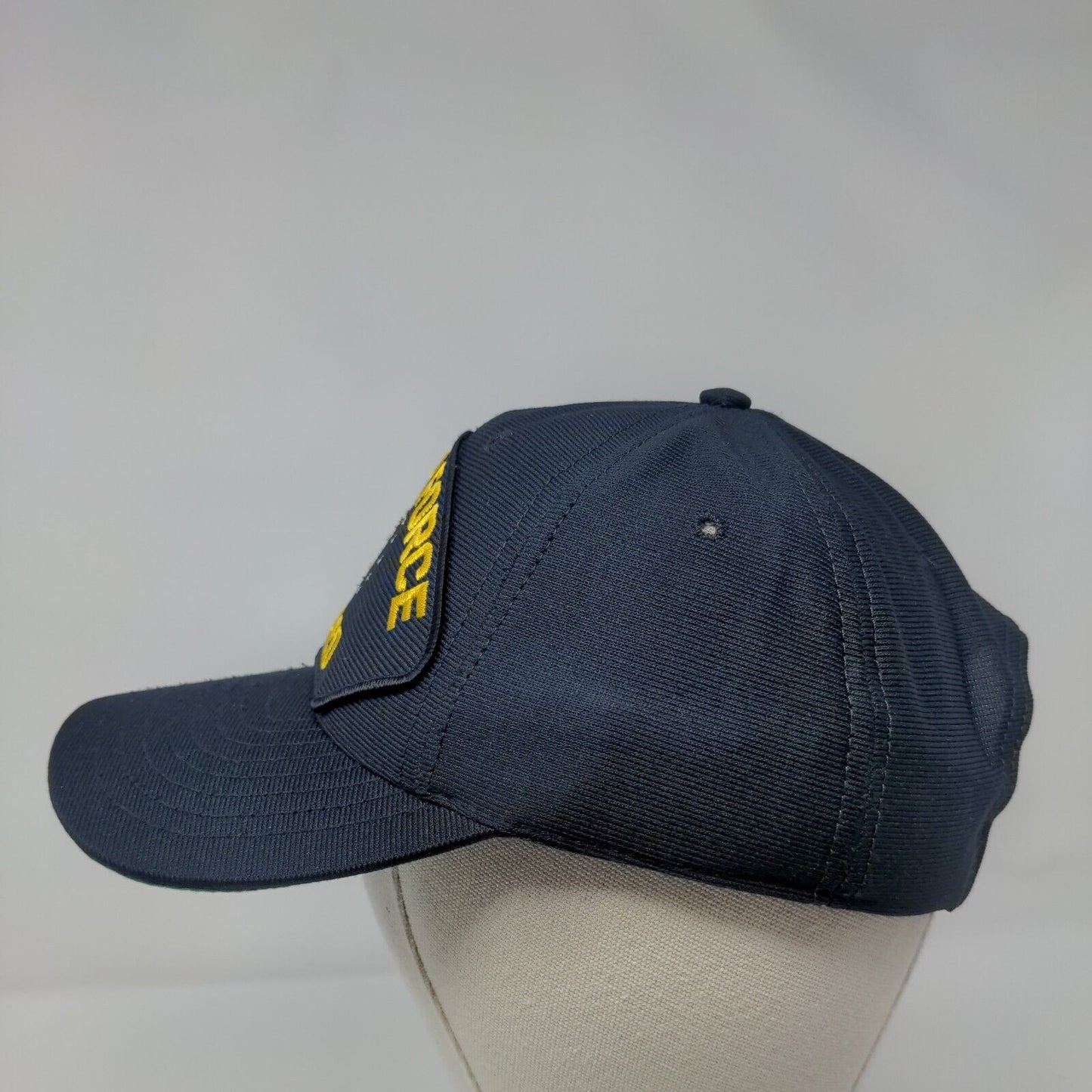 US Air Force Retired Snapbak Hat Blue OSFA Adjustable Embroidered Eagle Crest