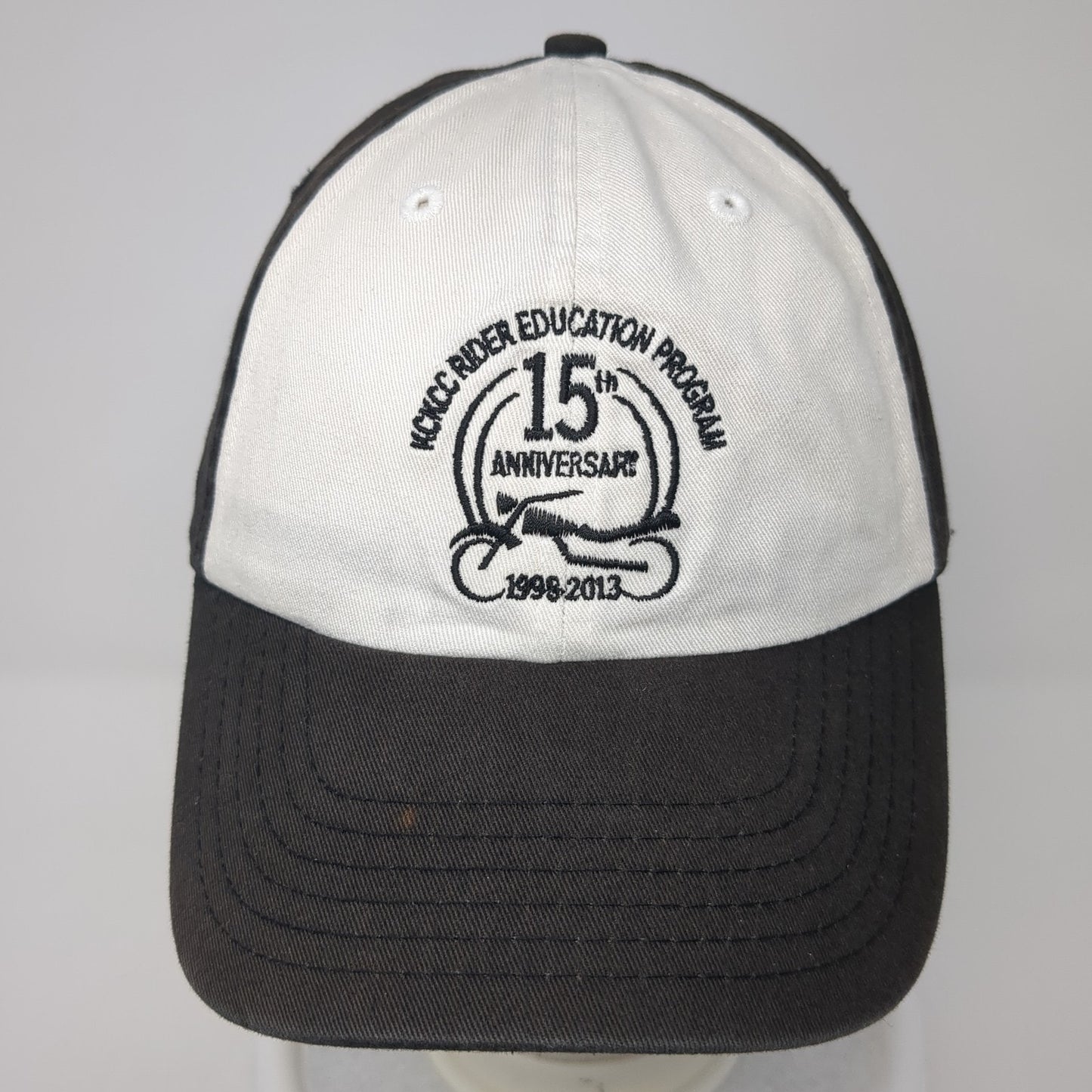 Kckcc Rider Education Program 15th Anniversary Baseball Cap Black OS Adjustable