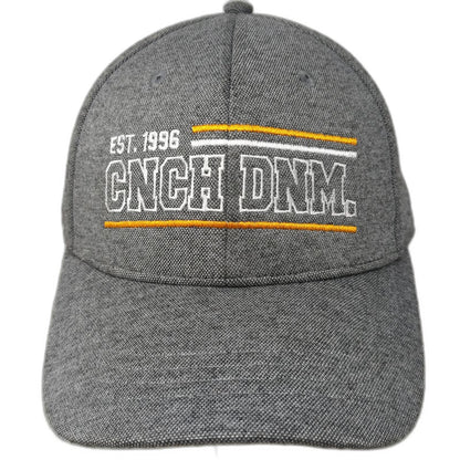 Cinch Baseball Cap Gray XL CNCH DNM Embroidery Stretch Fit Curved Brim Hat