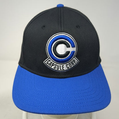 Dragon Ball Z Snapback Hat Black Blue One Size Future Trunks Capsule Corp Anime