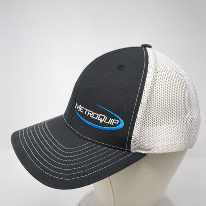 MetroQuip Snapback Mesh Back Trucker Hat Black One Size Richardson