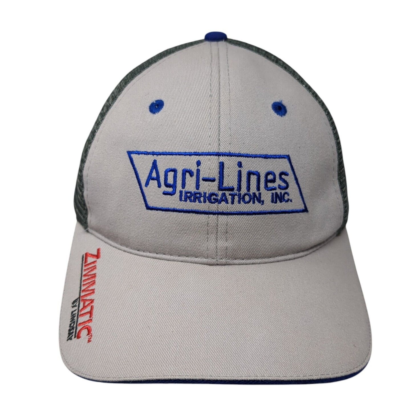 Agri-Lines Irrigation Inc Zimmatic by Lindsay Strapback Trucker Hat Gray OS Vie