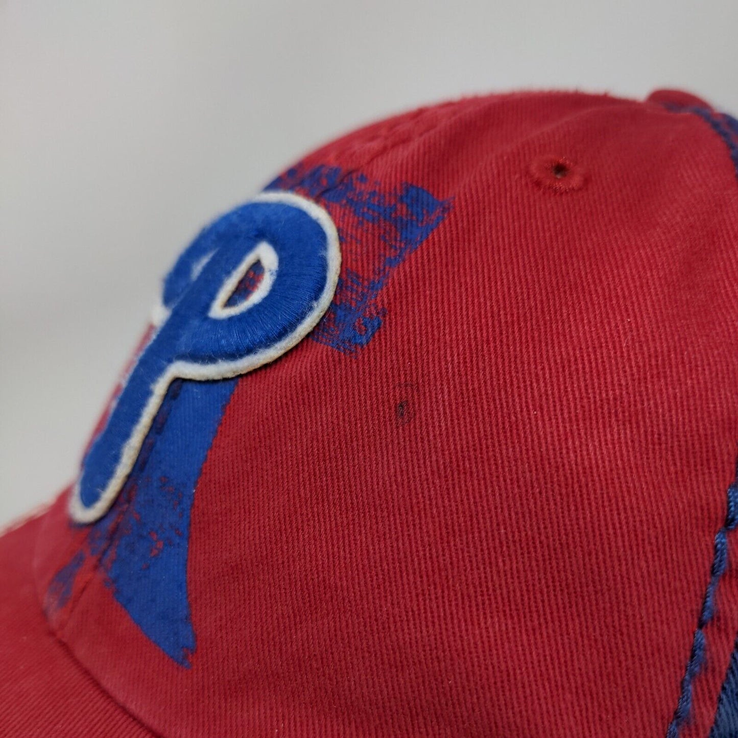 Philadelphia Phillies Slideback Hat Red Blue OS Embroidered Logo MLB '47 Brand