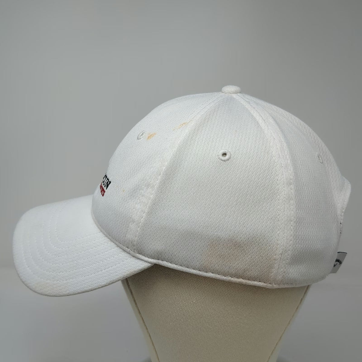 Callaway Baseball Cap White One Size Riviera Cancun Golf Resorts Strapback hat