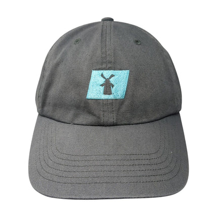 Cheers To The Wiseman Slideback Hat Gray One Size Adjustable Embroidered