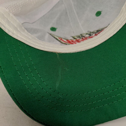 Mountain Dew Snapback Mesh Back Trucker Hat Green One Size Soda Gear