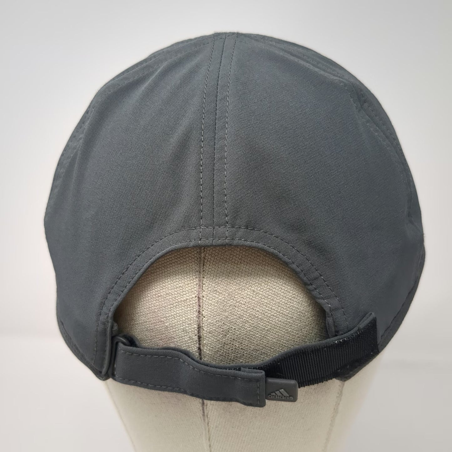 adidas Baseball Cap Gray One Size Aeroready Recycled Strapback Performance Hat