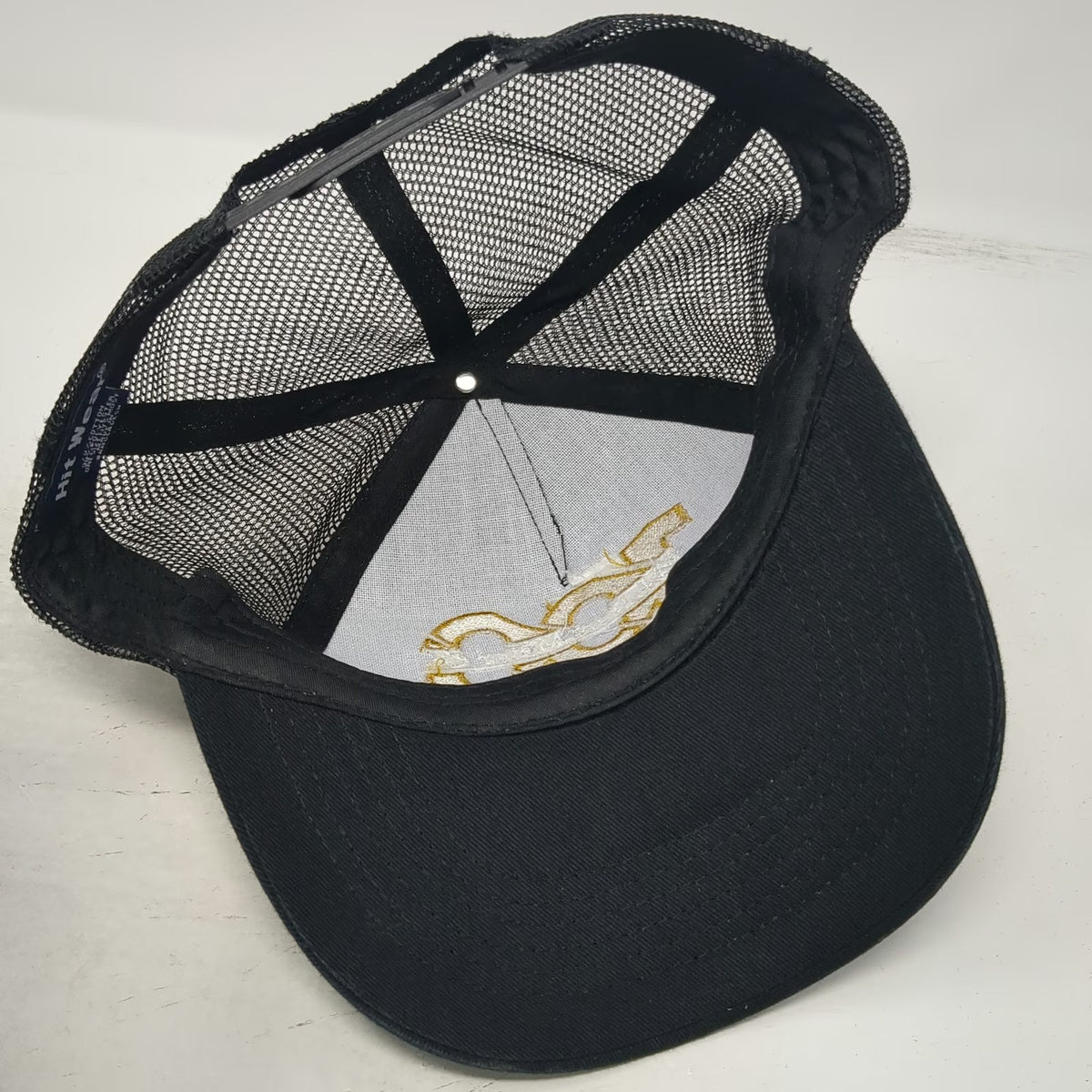 Hit Wear Trucker Hat Black One Size MJ Goss Motor Co 100 Year Anniversary Mesh