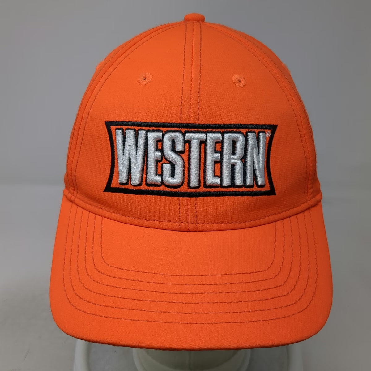Western Star Trucks Baseball Cap Orange One Size Strapback Embroidered Logo Hat