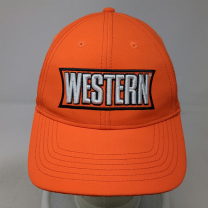 Western Star Trucks Baseball Cap Orange One Size Strapback Embroidered Logo Hat