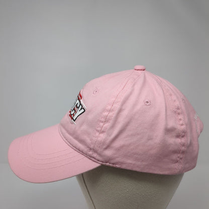 Legacy American Flag Strapback Hat Pink One Size Adjustable Headliner